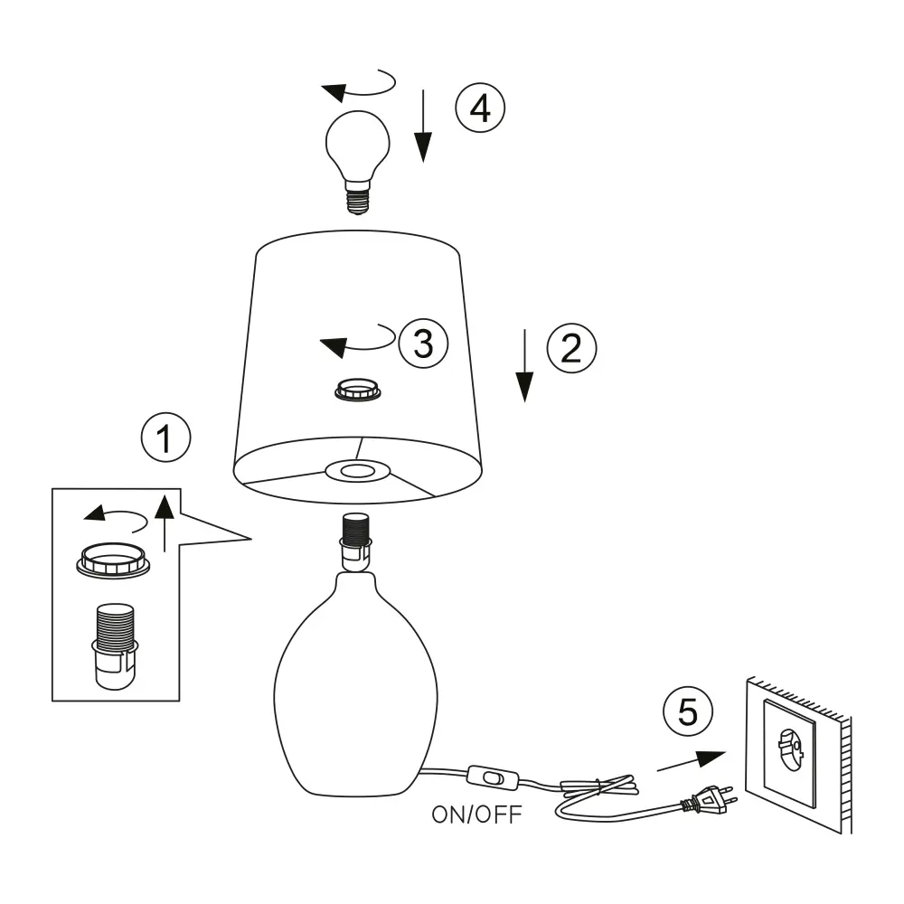 Настольная лампа Rivoli Chimera 7072-502 цвет белое дерево STLM-2051072 - Вид №12