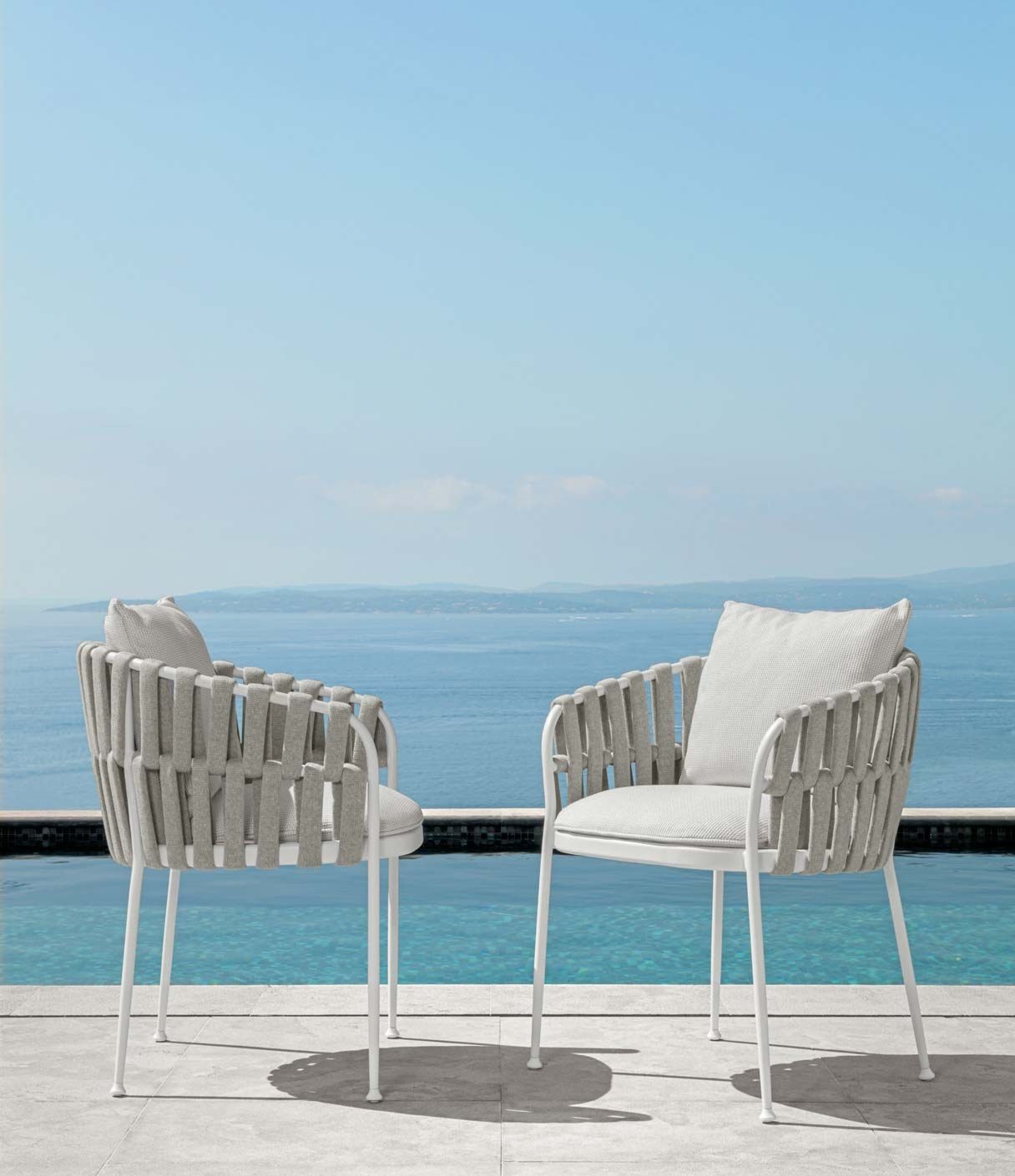 Тканевый мягкий садовый стул с подлокотниками Talenti ARCH-00012486 - Вид №1