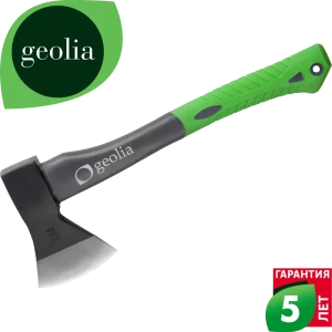 Топор Geolia 0.6 кг рукоятка Стекловолокно/Фибергласс 36 см 81966073 STLM-2162868