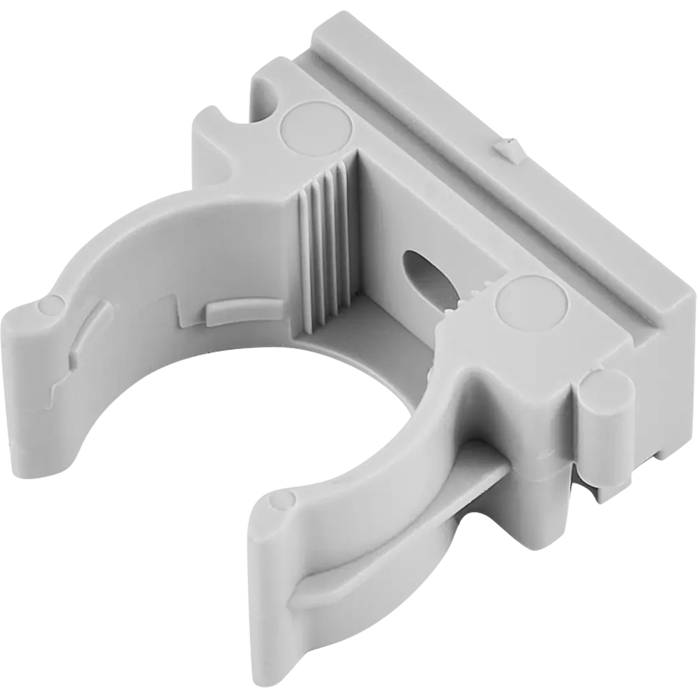 Клипса-держатель LEXMAN для труб 20 мм (10 шт) - надежная фиксация коммуникаций 88460836 STLM-1107875