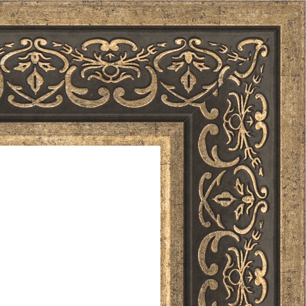 BY 3128 Зеркало в багетной раме - вензель серебряный 101 mm EVOFORM Definite - Вид №5