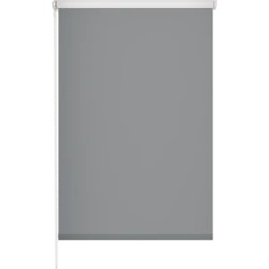 Штора рулонная блэкаут Midnight 55x175 см серая