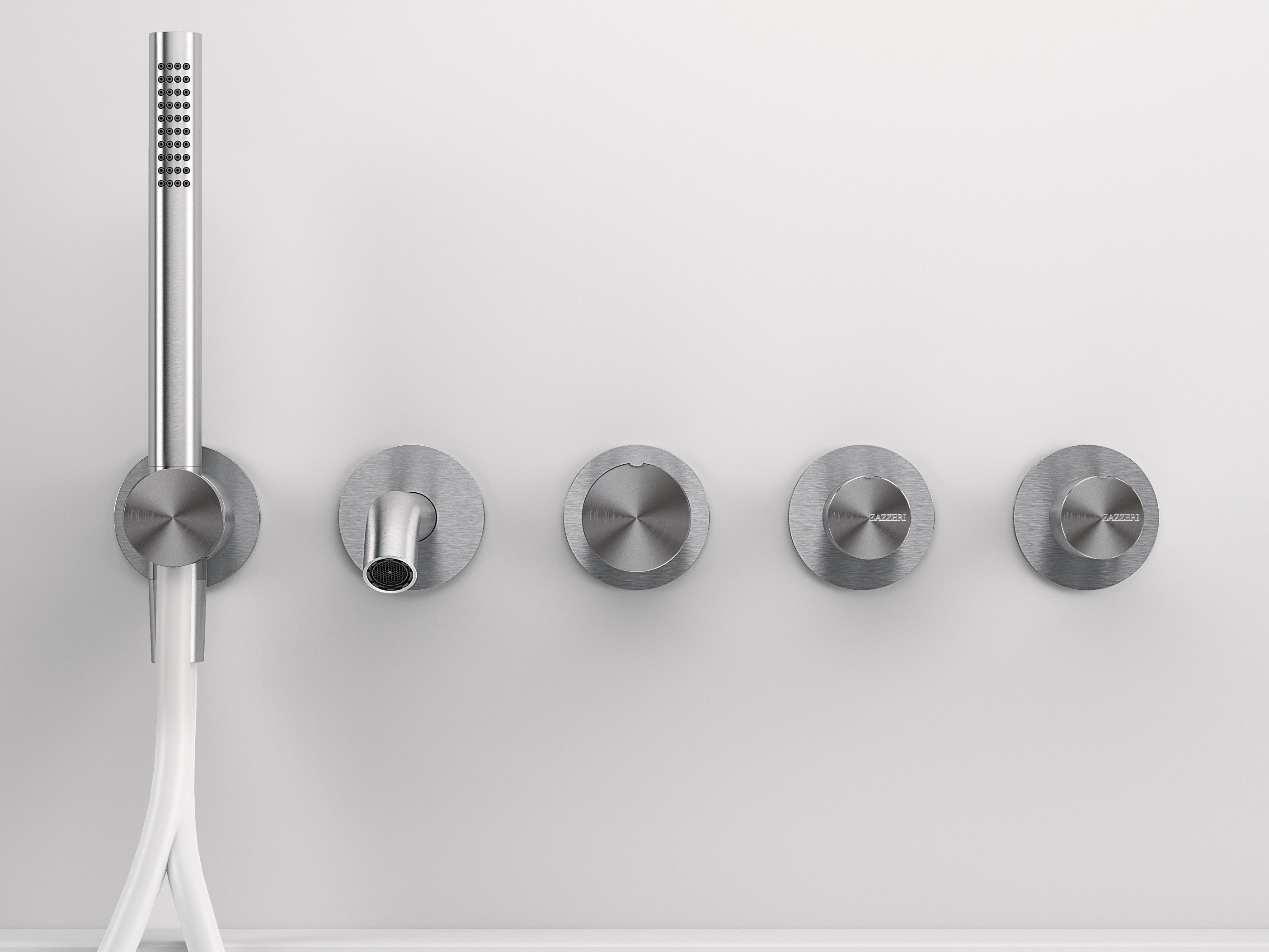 Набор настенных ванн из нержавеющей стали с переключателем Zazzeri Z316 ARCH-00085474 - Вид №1
