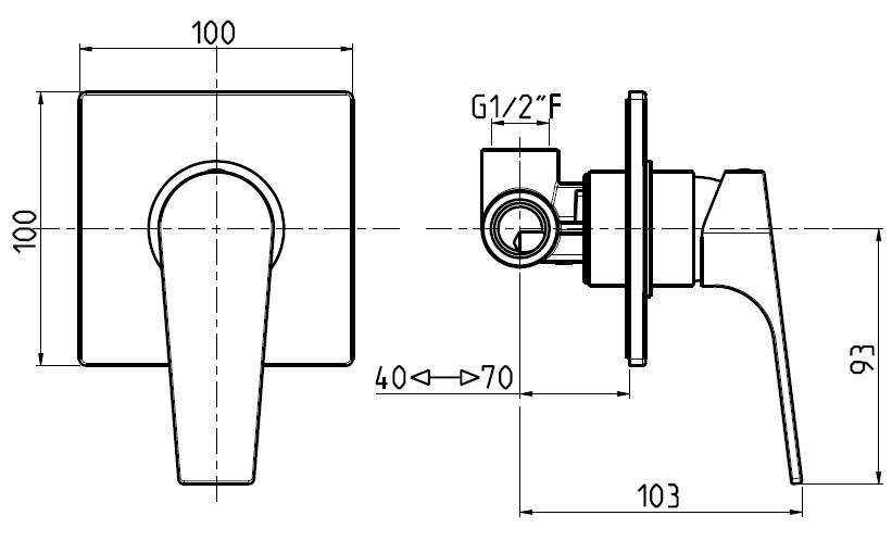 MAR02700 Смеситель M&Z Marina Santreyd - Вид №1
