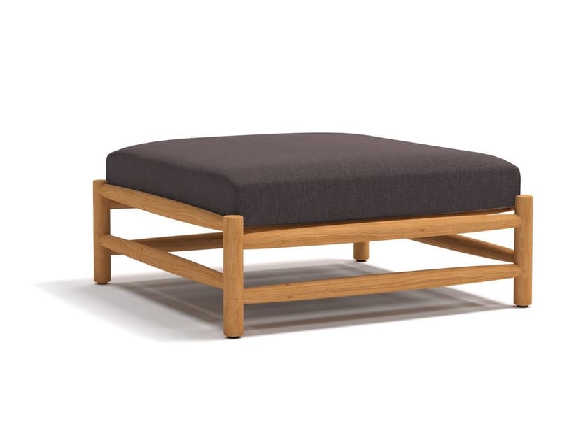 ТИК квадратный сад пуфик с тканевой подушкой Skargaarden Saltholm ARCH-00004892