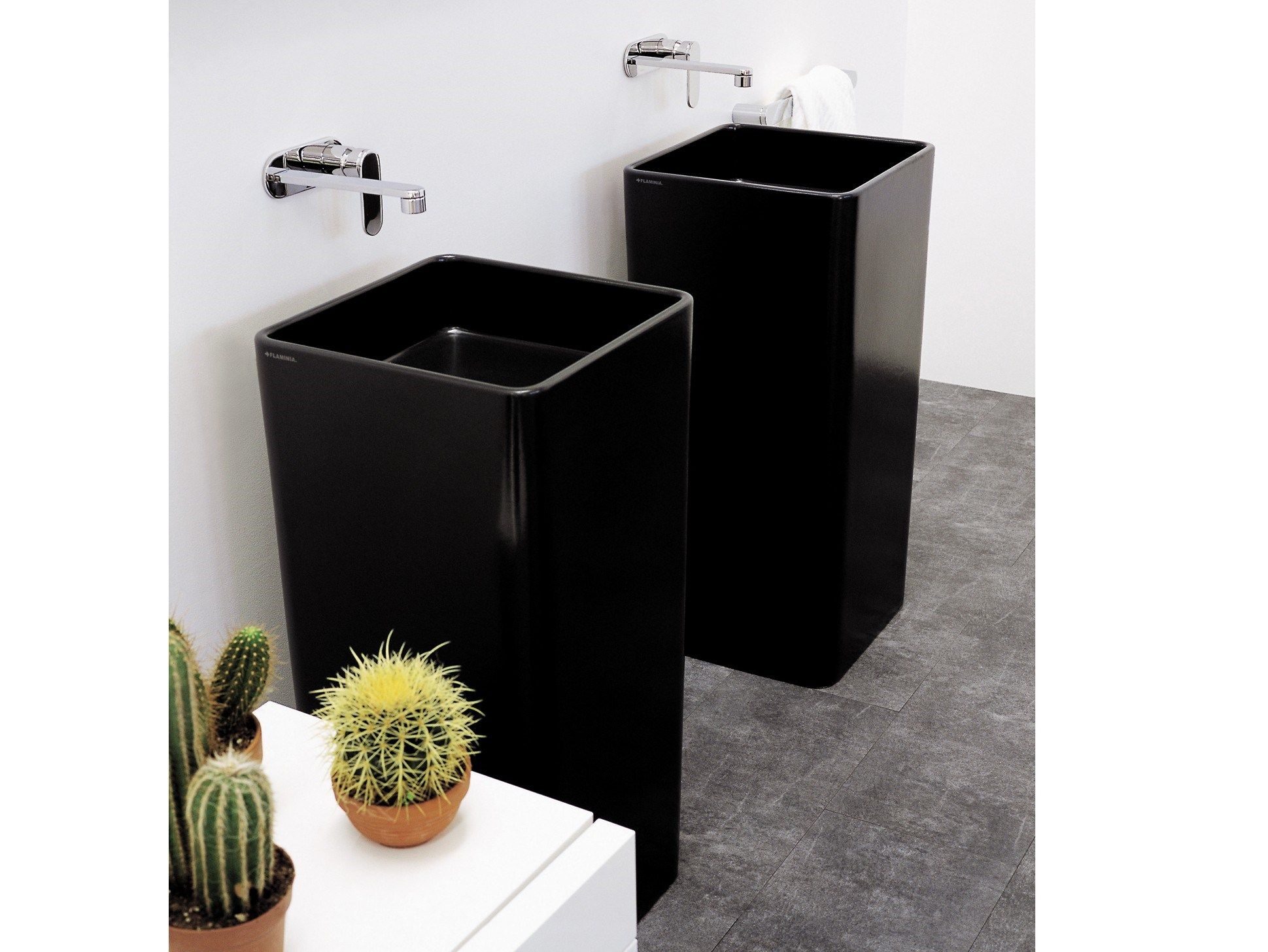 Керамическая квадратная раковина Ceramica Flaminia Monowash Miniwash Fly ARCH-00031716 - Вид №1