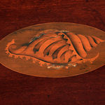 SOR27516 Овальный поднос из красного дерева ijlbrown  - Вид №3