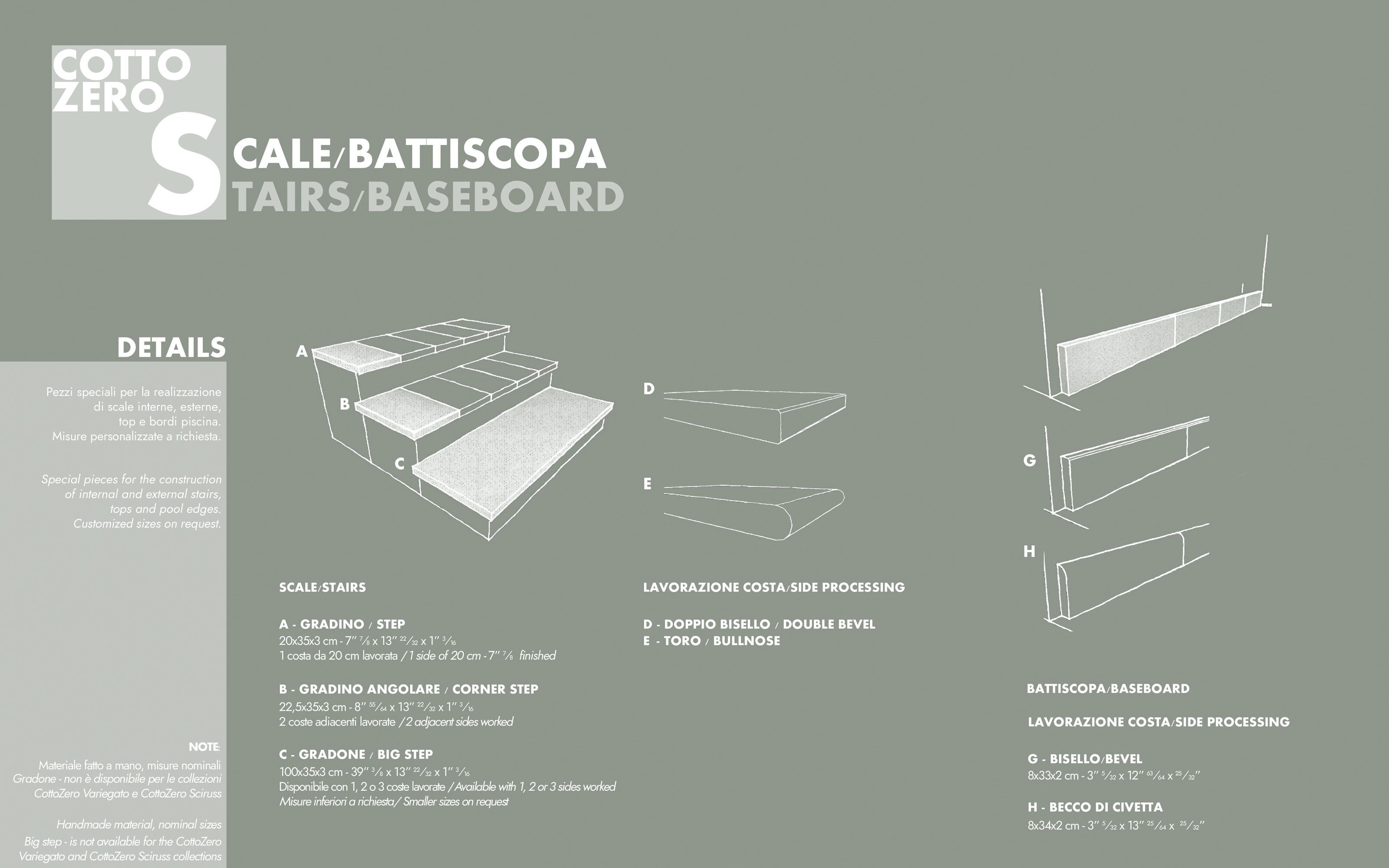 Терракотовый пол/покрытие ручной работы Danilo Ramazzotti Cotto Zero Glamille Nobili ARCH-00135641 - Вид №10