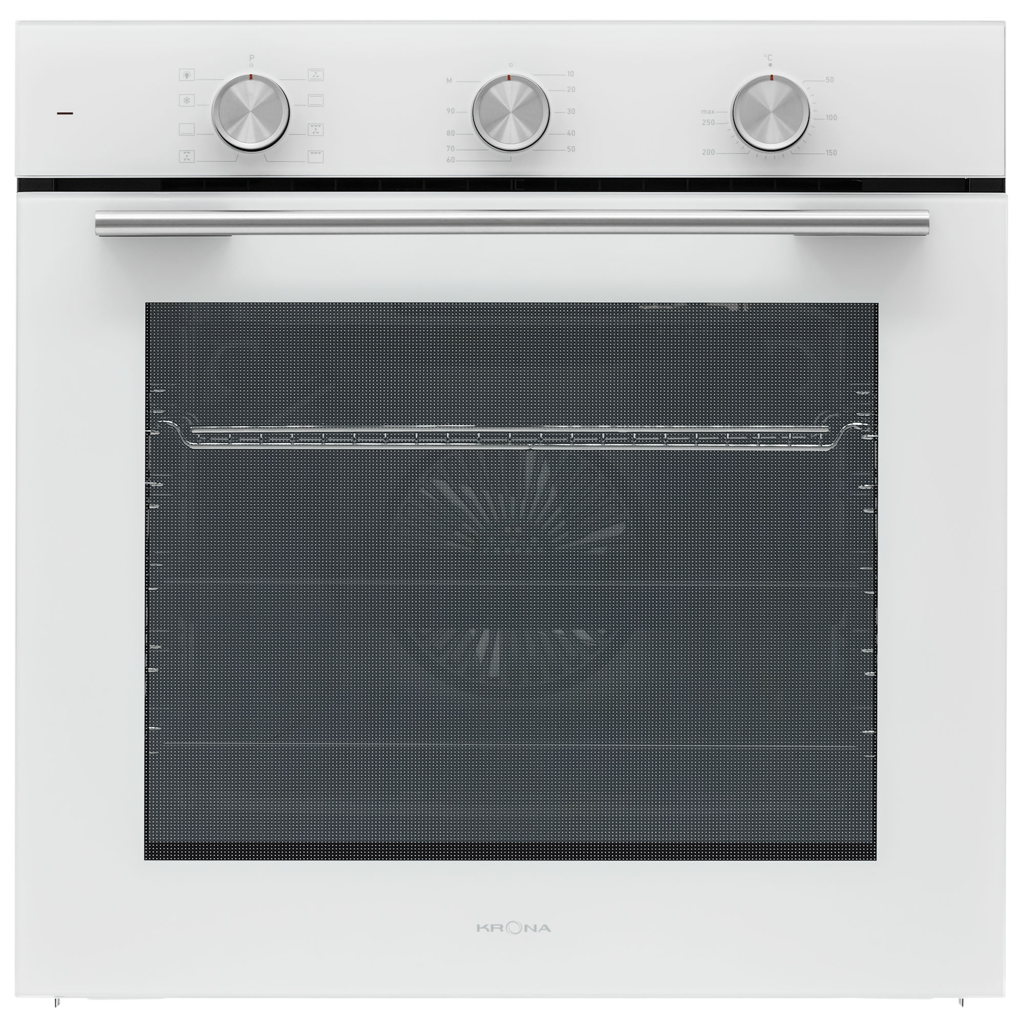 9956893 Электрический духовой шкаф KRONA BIRNE 60 WH белый KRONA1 STDN-0149524