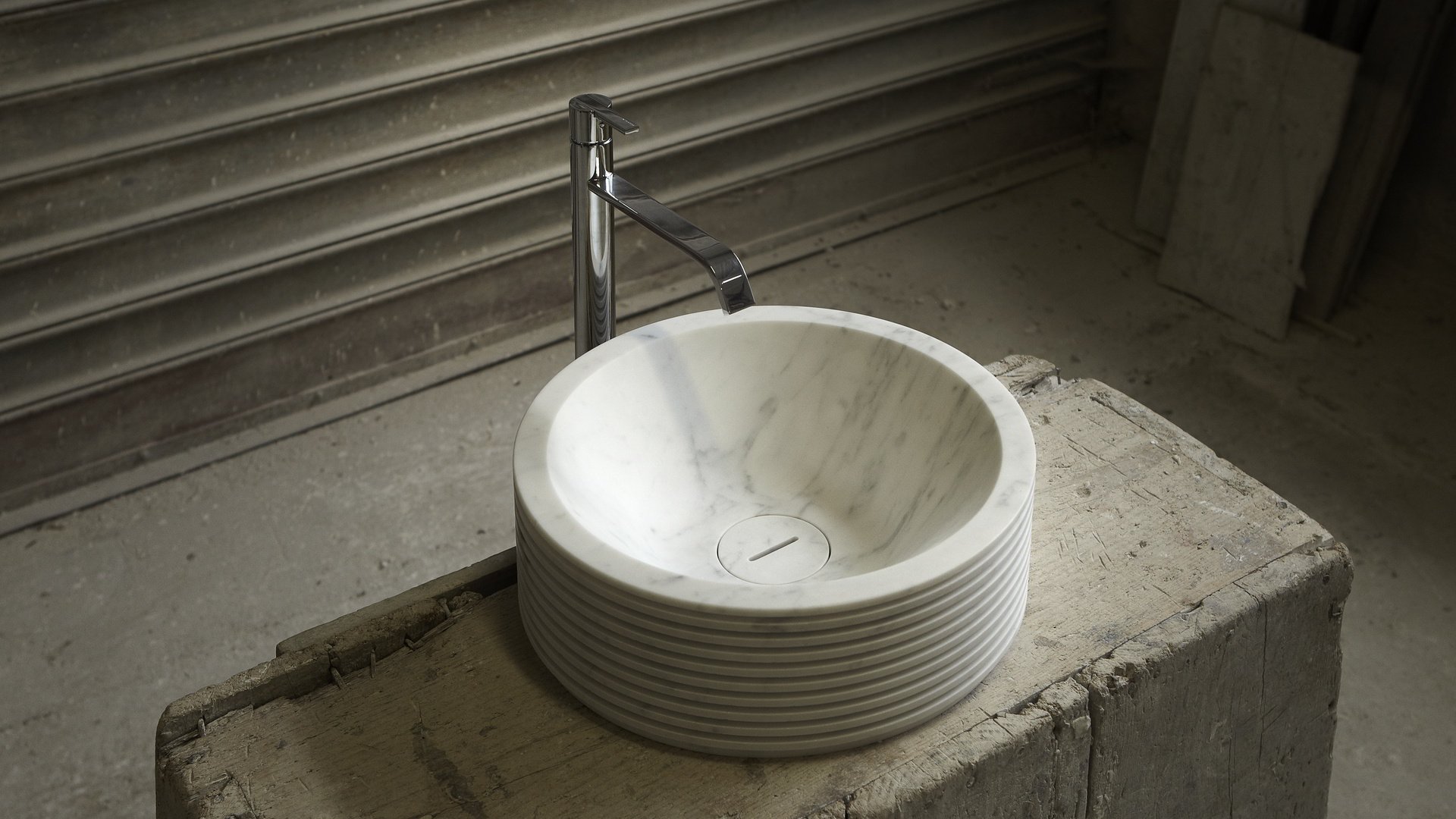 Introverso45 Накладная раковина на столешницу  прямоугольная Antoniolupi  - Вид №4