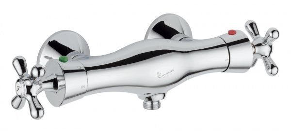 12300BR Смеситель-термостат Deco для душа, цвет бронза EMMEVI 