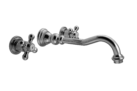 SXDD24M122 Смеситель для раковины настенный на 3 отверстия Boutique Martí 1921 Marti 1921  - Вид №1