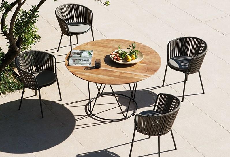 Vermobil Садовое кресло из веревки с подлокотниками Desiree rope De304 - de305 - Вид №16