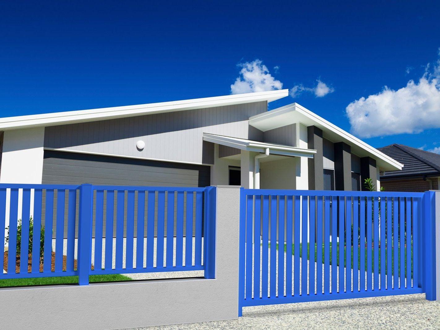 Экструдированный алюминиевый забор / ворота ALBA ARCH-00009629 - Вид №1