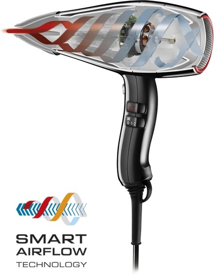 Valera Swiss Silent Jet 7500 Ionic Rotocord Мод. SXJ 7500 RC - 2000 Вт - бесшумный, высокопроизводительный и сверхлегкий профессиональный фен. 55860100 