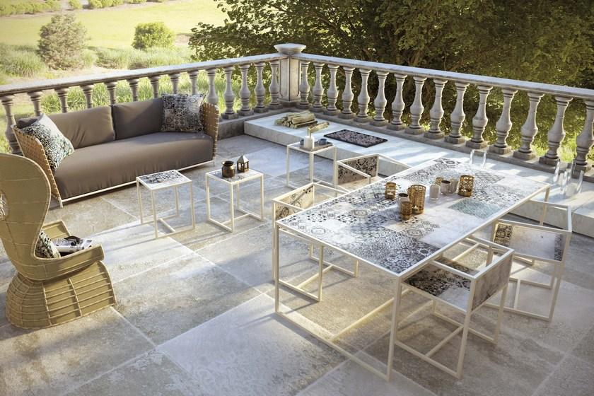 Квадратный журнальный столик из крашеного металла Crazy home furniture - square collection Santreyd sun-id-1430736 - Вид №6