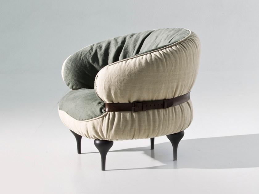 Moroso Кресло из ткани с подлокотниками Chubby chic sun-id-1487498 - Вид №1