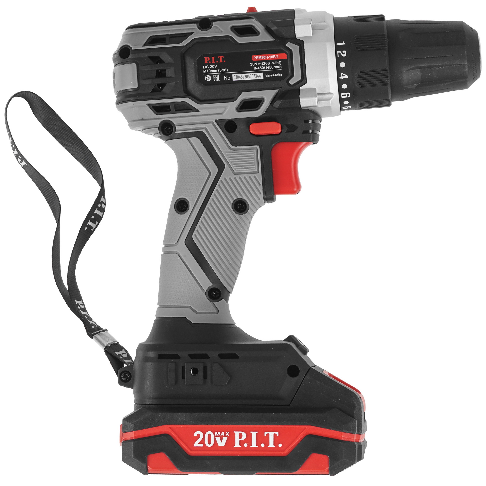 Дрель-шуруповерт PIT PBM20H-10B/1 OnePower 20V 9086499 STDN-0093824 - Вид №2