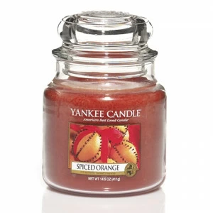 Свеча средняя в стеклянной банке "Пряный апельсин" Spiced Orange 411 гр 65 - 90 часов YANKEE CANDLE АПЕЛЬСИН 268001 Оранжевый
