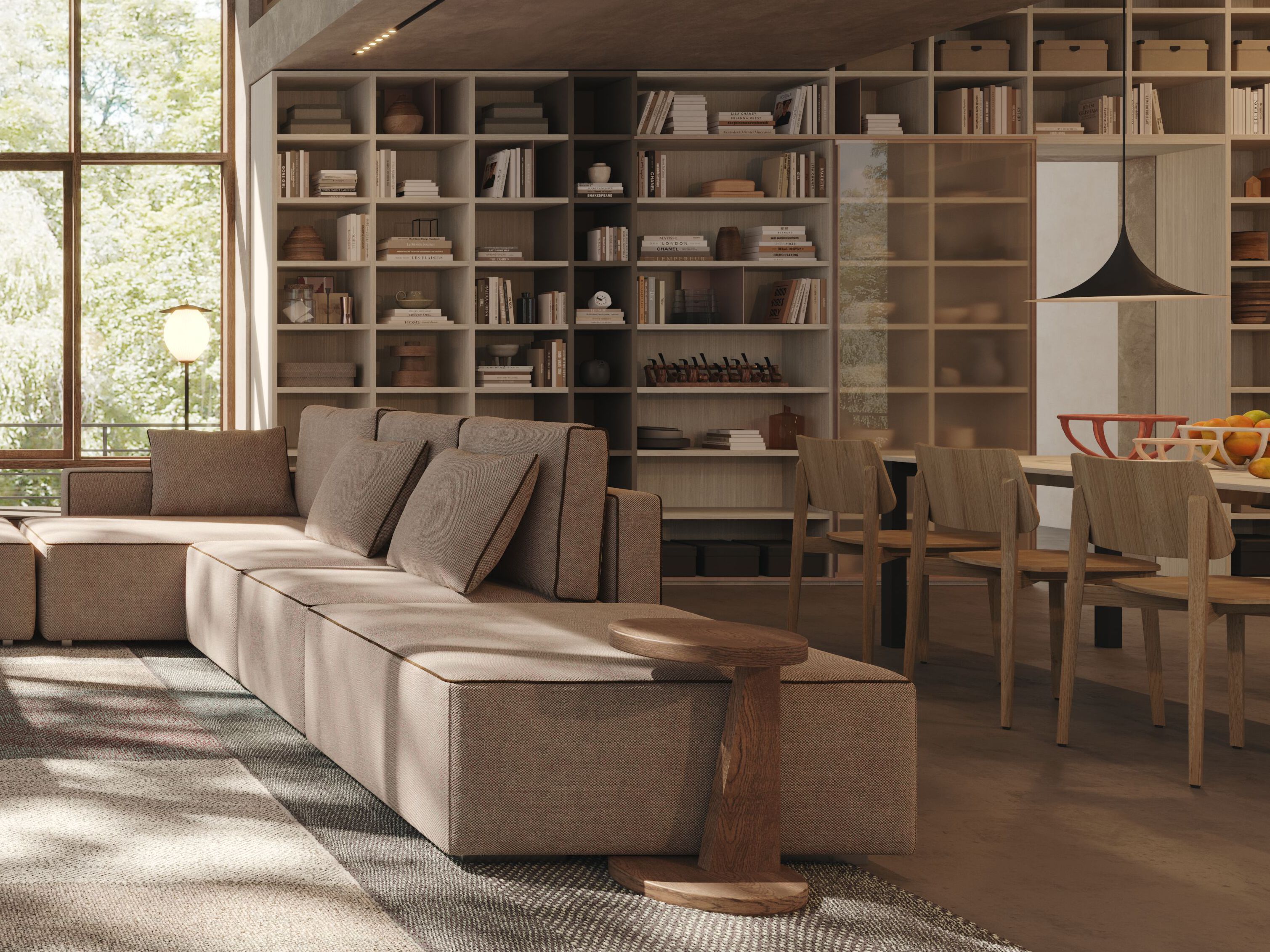 Книжный шкаф с угловым днем Giessegi день за днем ARCH-00151096