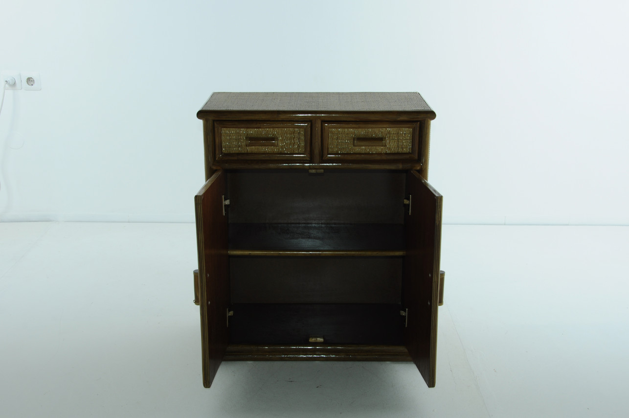 Комод из ротанга зеленый "Олива" 08/36 VINOTTI  00-3885299 Зеленый  - Вид №1