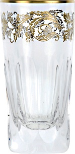 1044443 Christofle Набор из 6 стопок для водки 55мл "Марли Ор" Хрусталь 