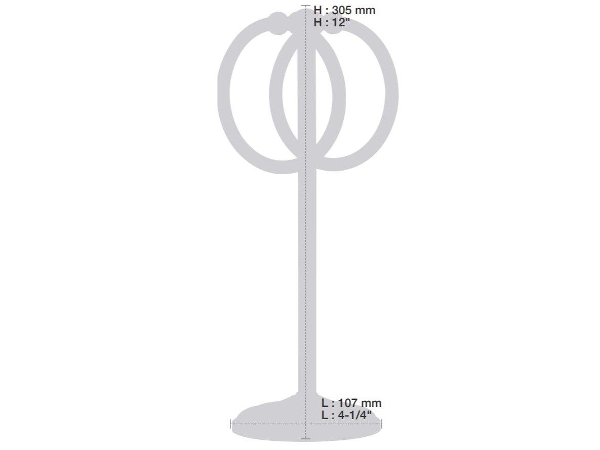 Держатель для полотенец с кольцом BARIL A85 ARCH-00112523 - Вид №1