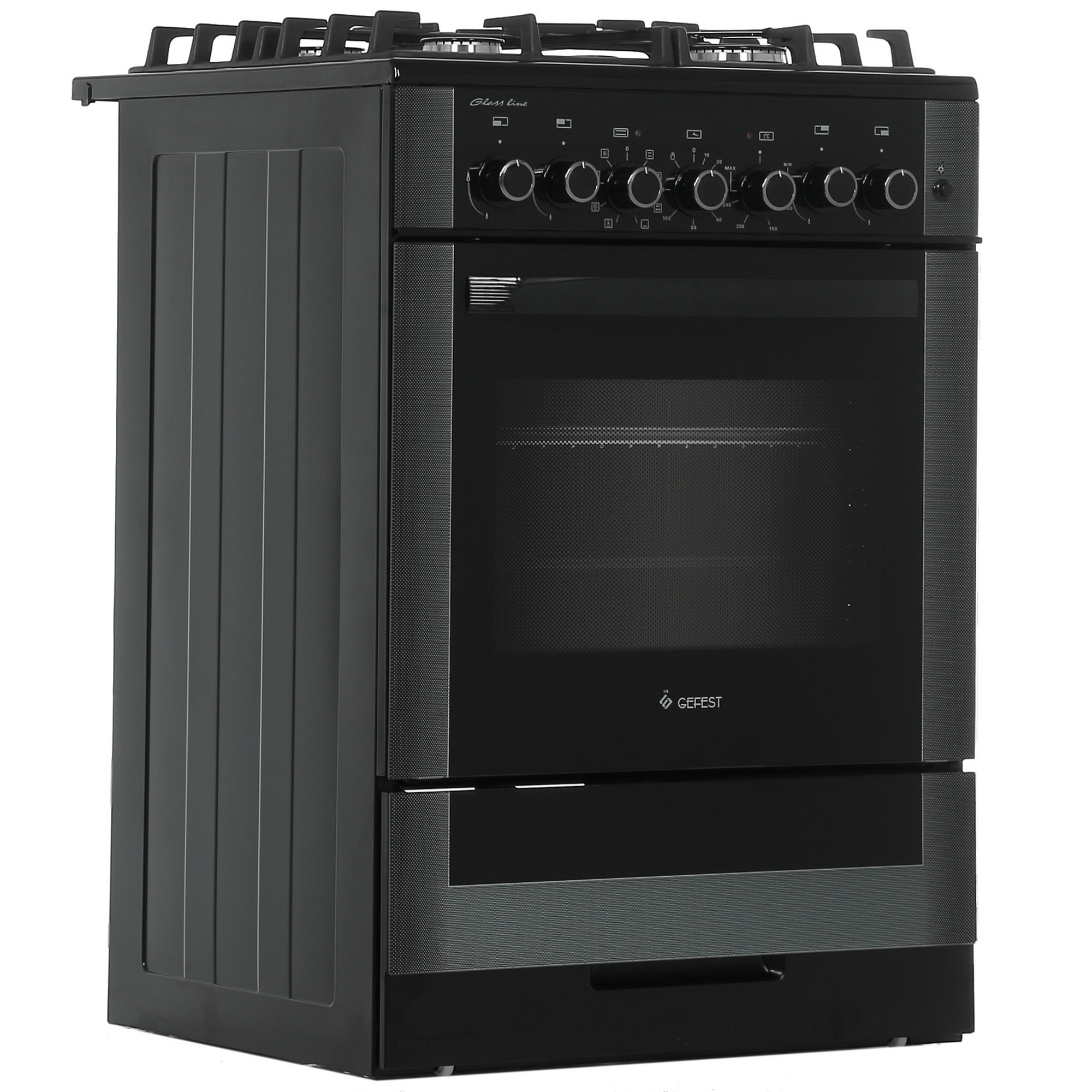 1089388 Комбинированная плита Gefest 6502-03 0029 черный STDN-0039883 - Вид №1