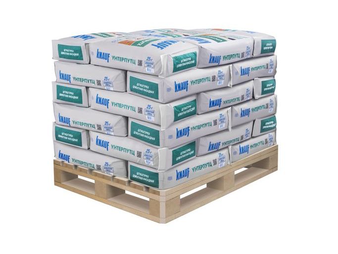 Штукатурка цементная фасадная КНАУФ Унтерпутц 25кг Knauf Italia 379 - Вид №1