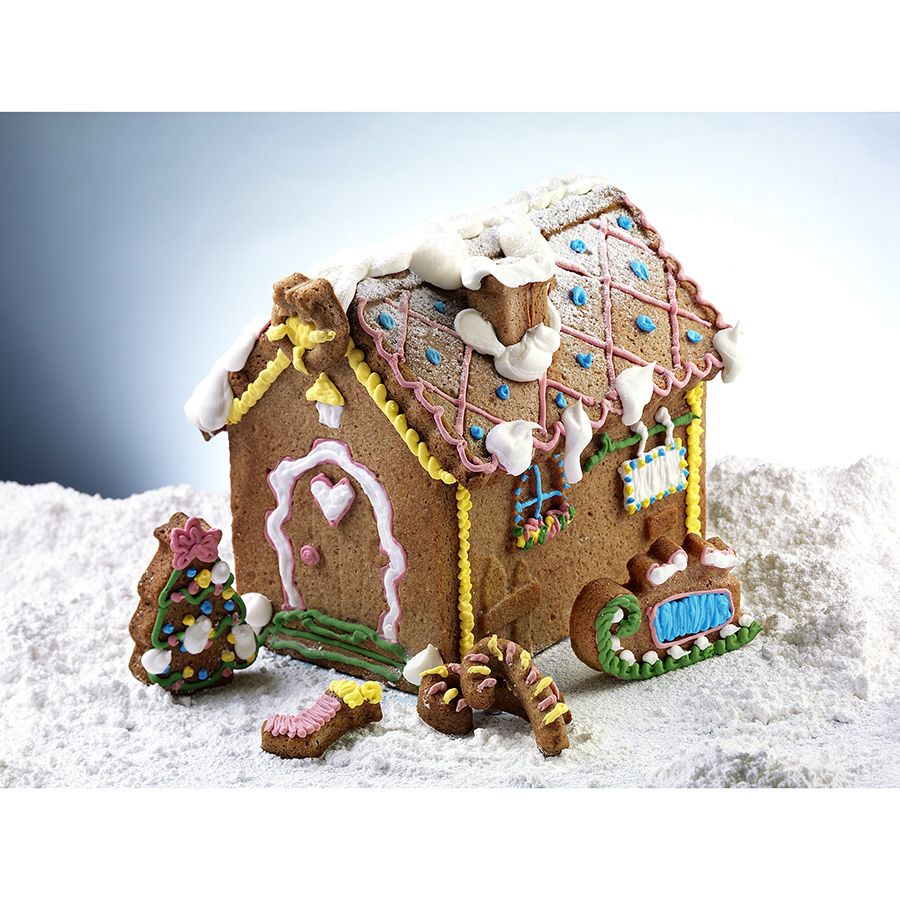 25.601.00.0068 Набор для приготовления пряничного домика home sweet home, 30,5х30,5 см, силиконовый Silikomart  - Вид №2