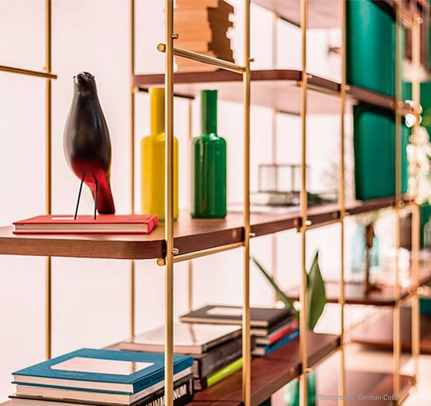 Momocca Самонесущий двухсторонний книжный шкаф Julia Je10 - Вид №6