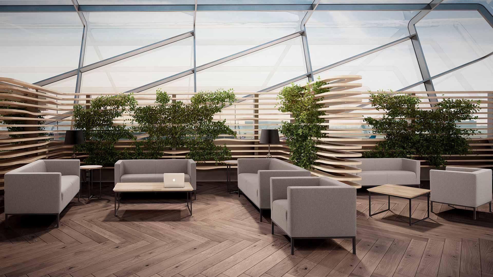 2-местный тканевый диван Moschella Kube ARCH-00141773 - Вид №4