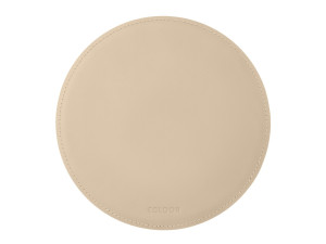 Регенерированный кожаный круглый коврик для мыши