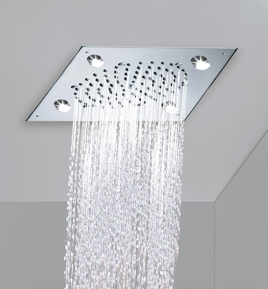 I00723 Потолочный & настенный душ Cube Flat Light BOSSINI  - Вид №1