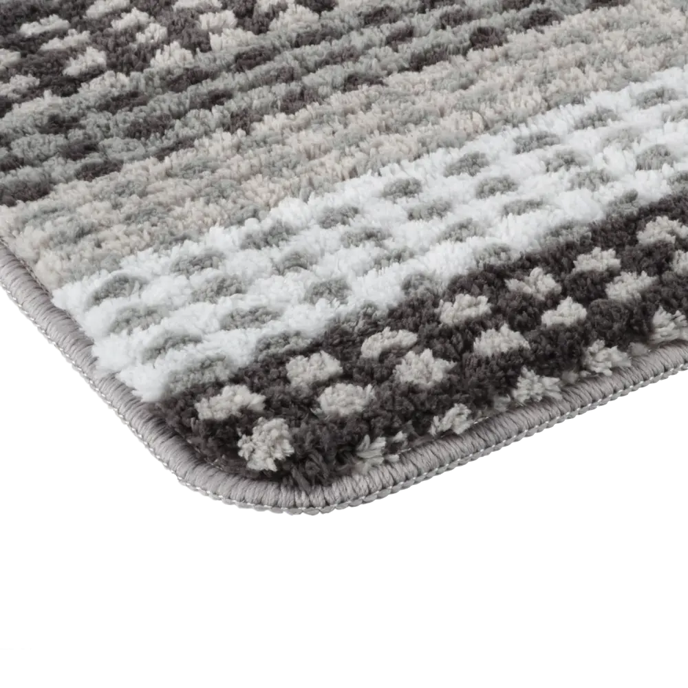 Коврик для ванной комнаты Grampus Point 60x40 см цвет серый STLM-2104422 - Вид №2