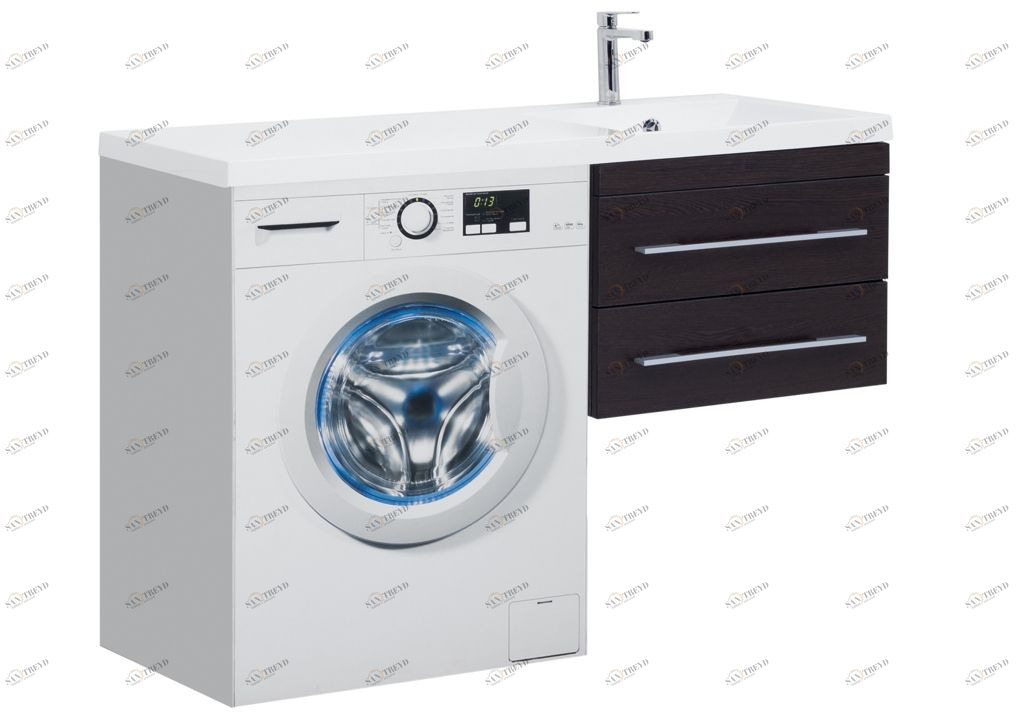 Тумба с раковиной Aquanet Нота 120 R венге 0017148400239568