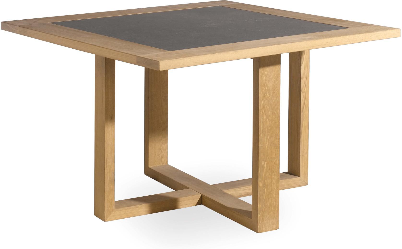 MNST1068 Обеденный стол teak 152см x 152см Manutti Siena