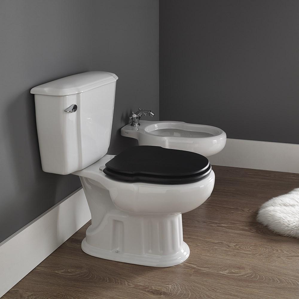 Набор Sanitana компакт GRECIA: чаша + сливной бачок + крышка мдф S10070223400000;S10070366800000;S80006832900000 - Вид №4