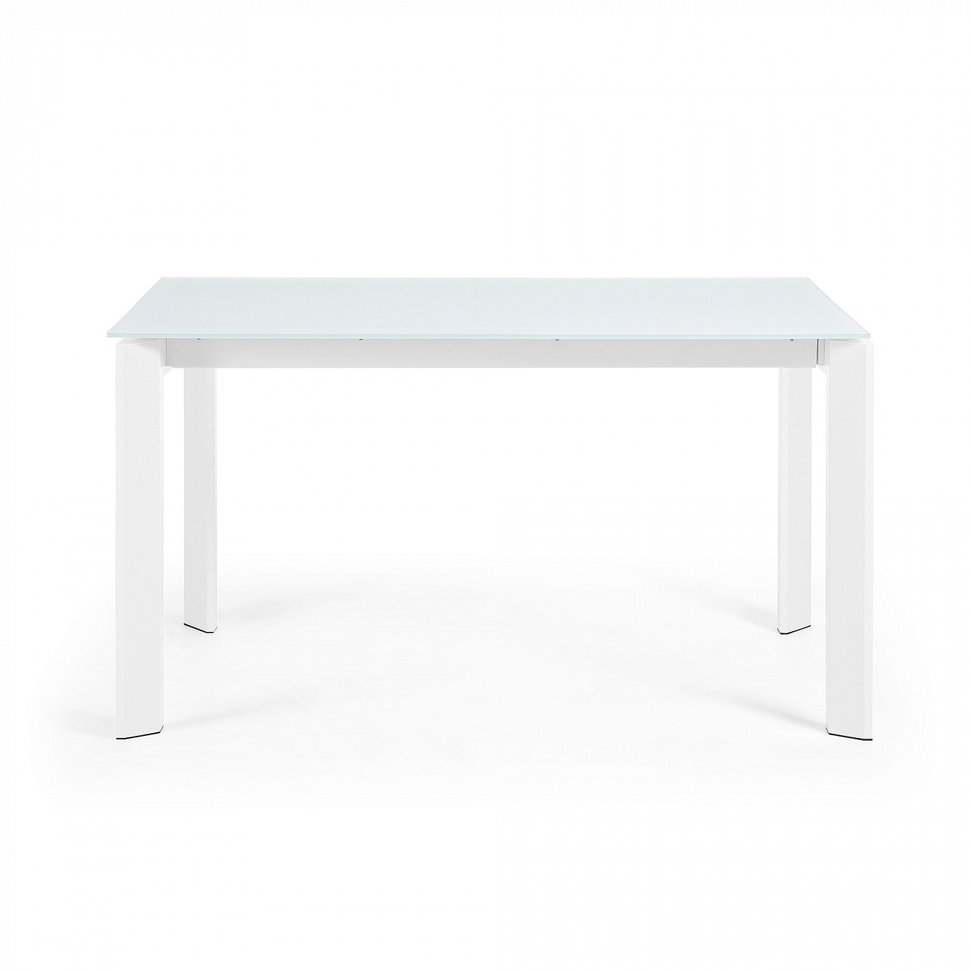 045450 ATTA Стол 140 (200) x90 белый, стекло La Forma Axis - Вид №3