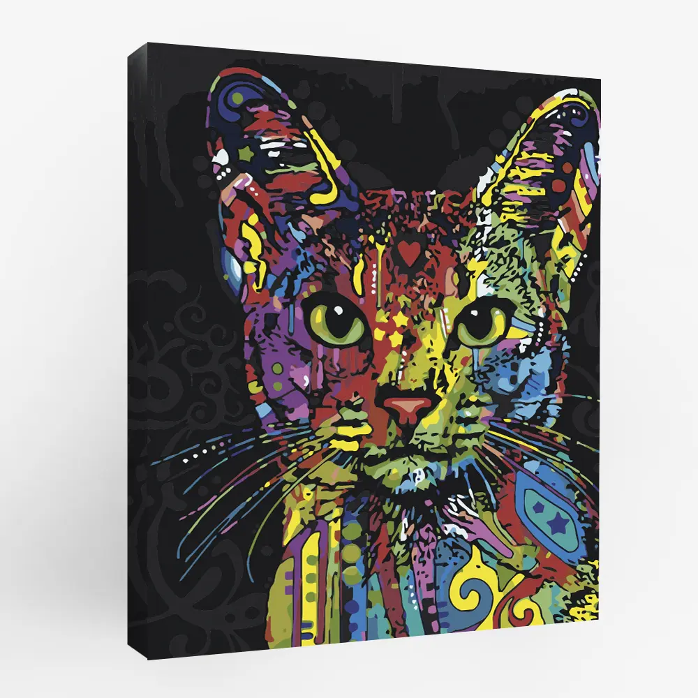 Картина по номерам Креативный усатый 40х50 см FBRUSH STLM-2088656 - Вид №1