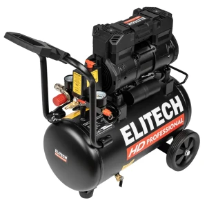Компрессор сетевой поршневой безмасляный Elitech HD ACF 300-24S, 24 л 300 л/мин
