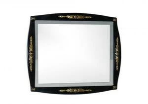 Зеркало Aquanet Виктория 90 черный/золото