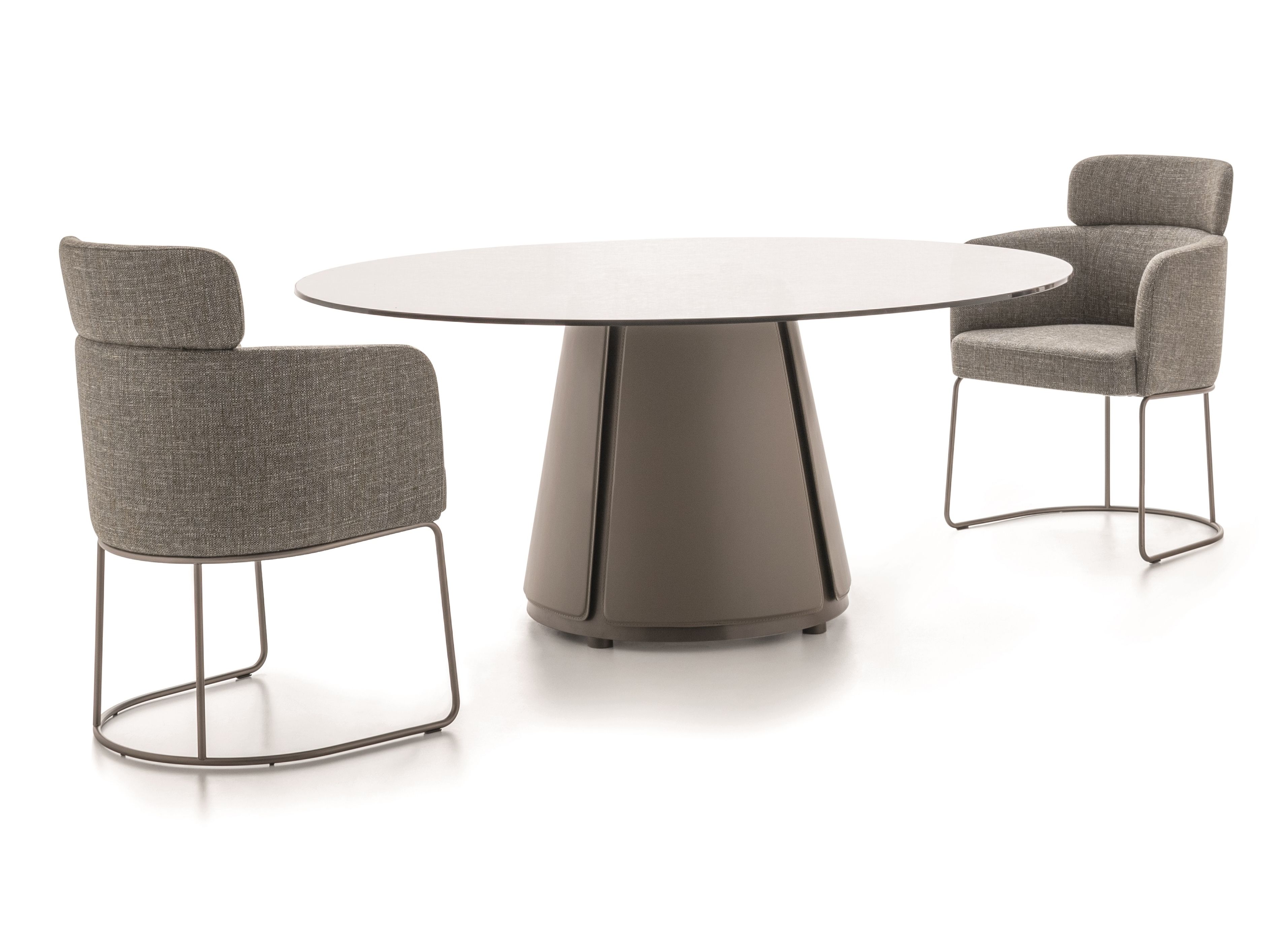 Мягкий тканевый стул с подлокотниками Ditre Italia ARCH-00149324 - Вид №3