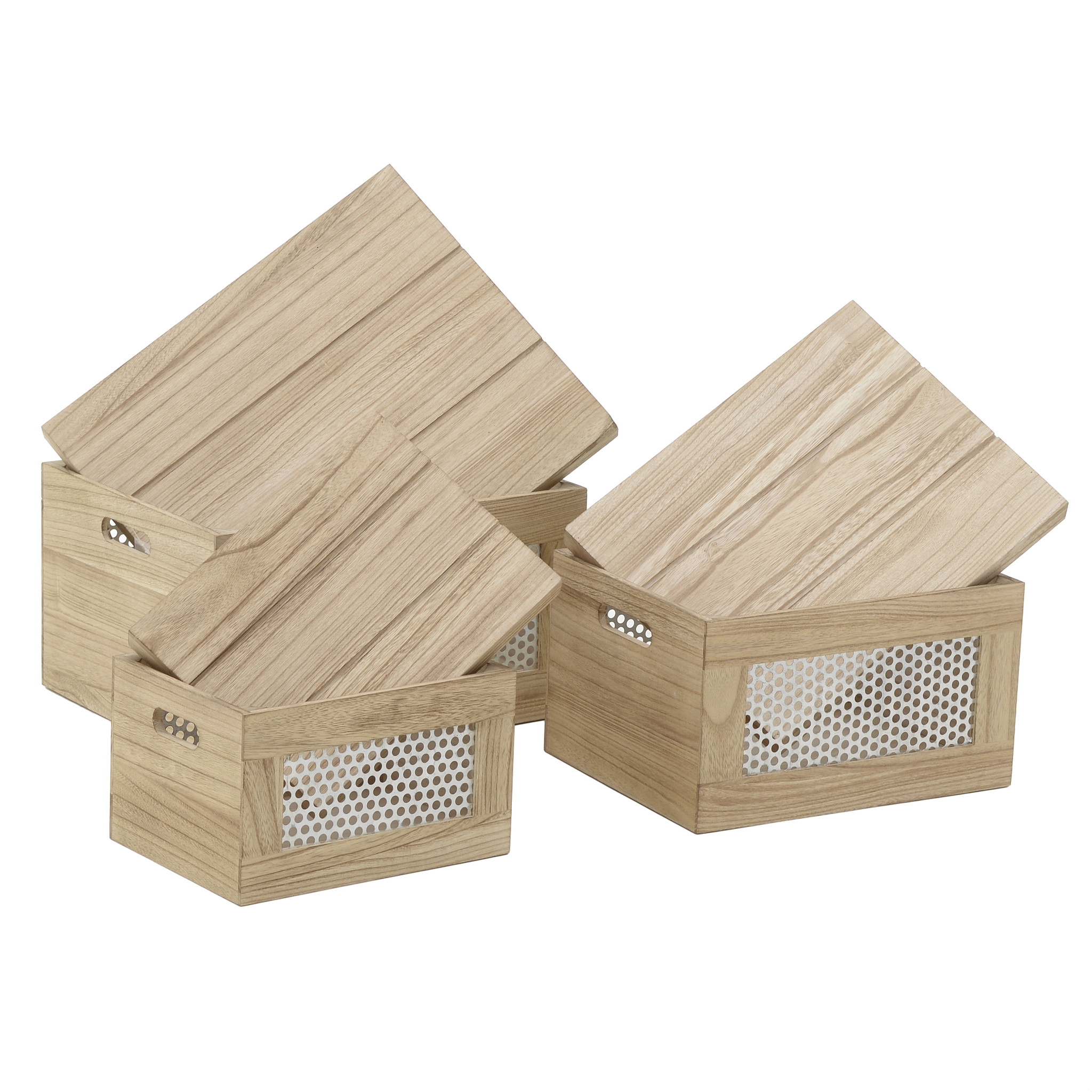 3870857.0001 ящик с крышкой, набор из 3шт TO4ROOMS  - Вид №3