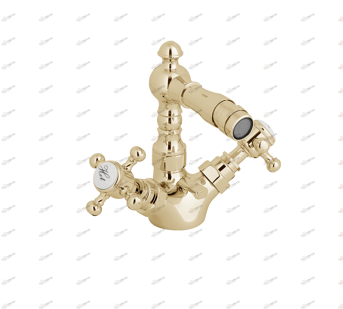 Gentry Home Центр смесителя для раковины до центра два отверстия под смеситель мм Antique Incalux GH102434