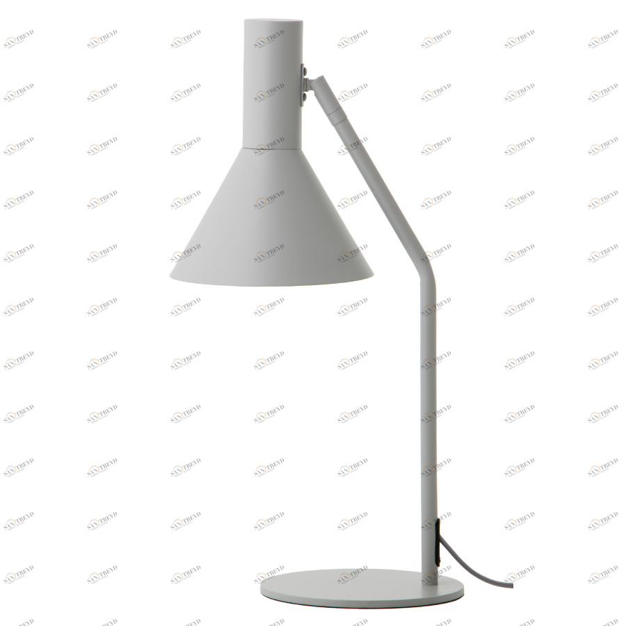 Лампа настольная серая 50х18 см Lyss 2509_360011 FRANDSEN  00-3880839 Серый 