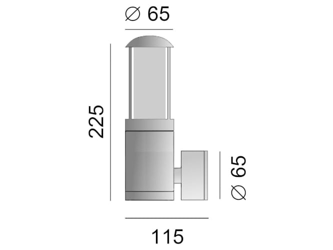 Металлические светодиодные наружные настенные светильники BEL-LIGHTING Nobus ARCH-00025889 - Вид №1