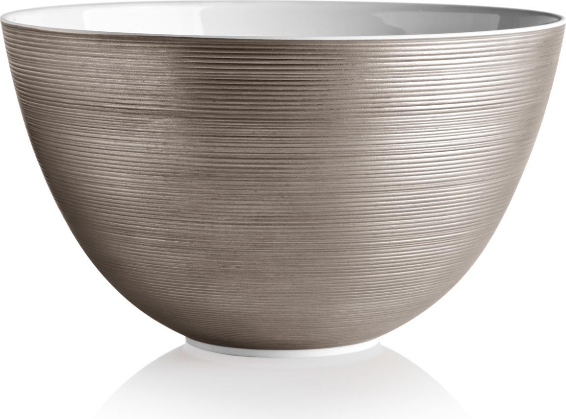 66822 JL Coquet Салатник средний 21,5см "Хемисфер" (платиновый) Фарфор 