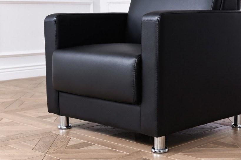 Arrediorg.it® Кресло из экокожи с подлокотниками Helios 1503d-1 - Вид №3