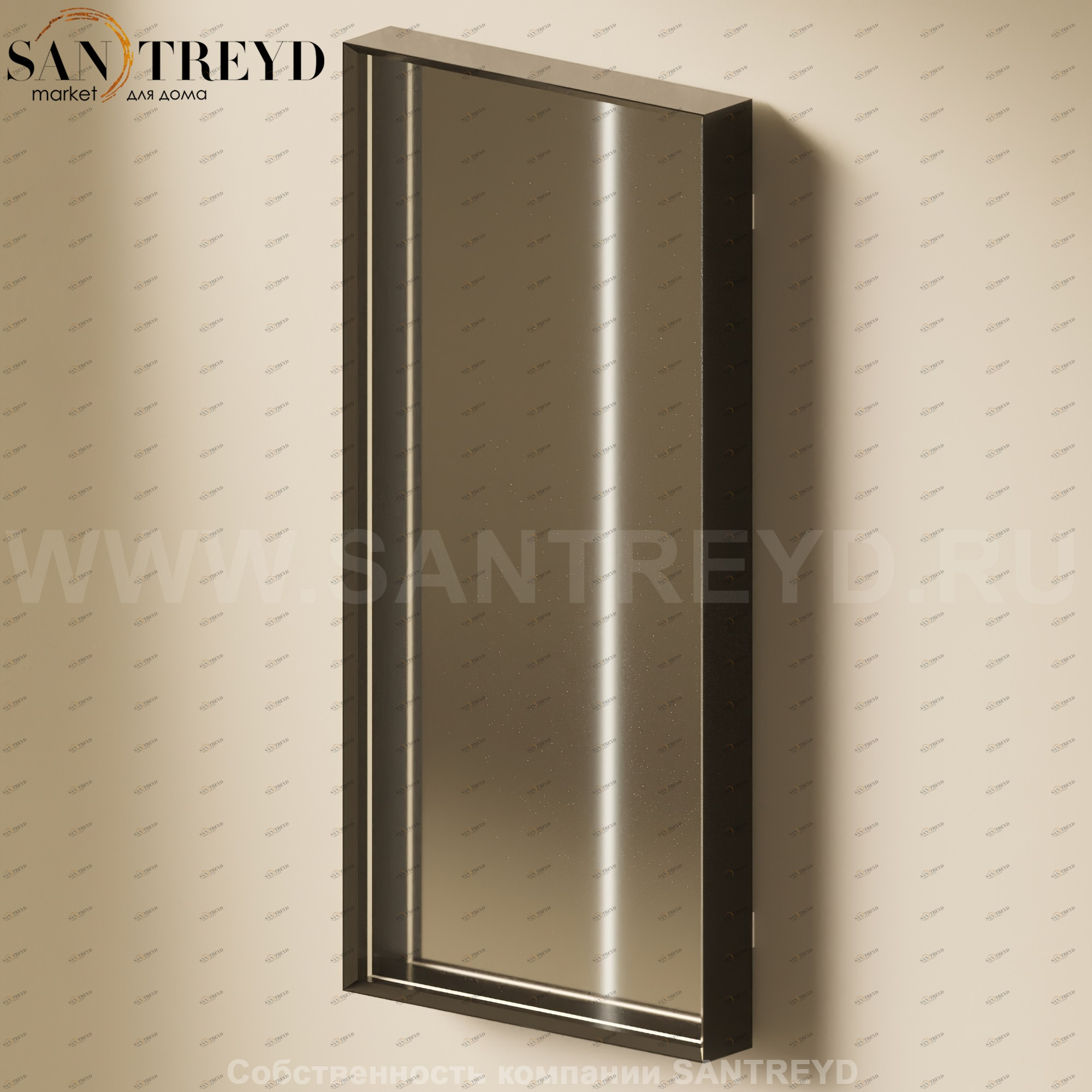 Flaminia APP Зеркало в черной лакированной раме с подсветкой AP150.9017 Ceramica Flaminia AP1509017